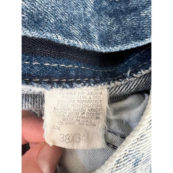 Vintage NWT Pepsi Apparel Acid Wash High Rise Jeans | Size 38x24 - Picture 4 of 11